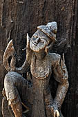 Myanmar - Mandalay, Shwenandaw Kyaung (the Golden Palace) a wonderful example of the Burmese unique teak architecture and wood-carving art. 